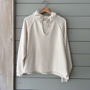 Z Supply Cream Terry Hoodie – Size Small